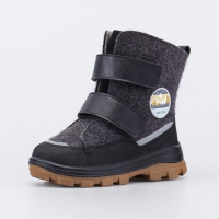 157014-41 сер-чер ботинки ясельная, малодетская Войлок