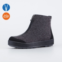 957011-43 т.серый ботинки мужская Войлок 41-46 (1-1-1-1-1-1)