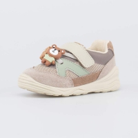 044015-11 беж-сер-зел полуботинки ясельная Комбинирован.