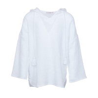 07052059-40 Туника детская белый р.104-110